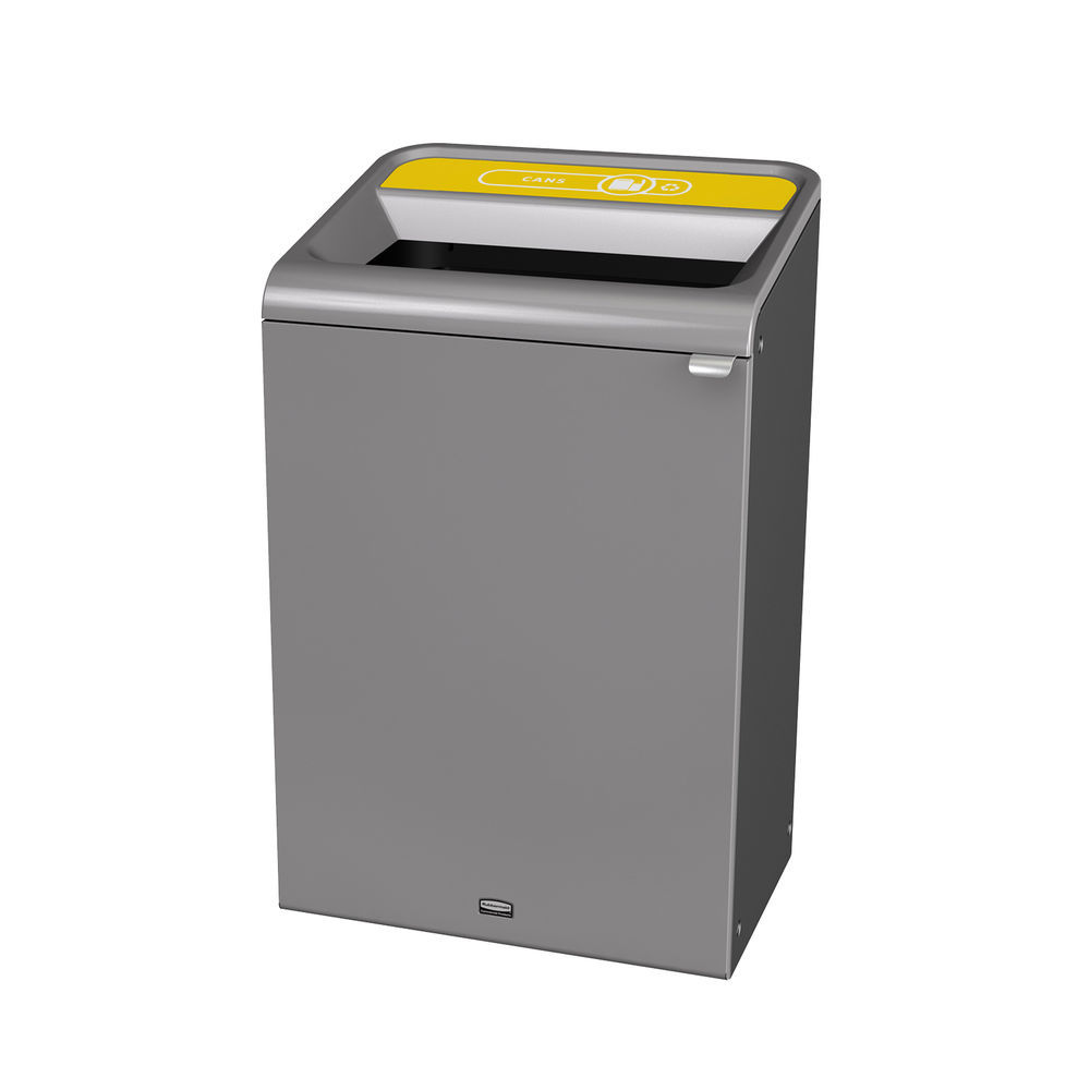 Rubbermaid ConfigureRecycling Receptacle / Container, Metal, 1961505
