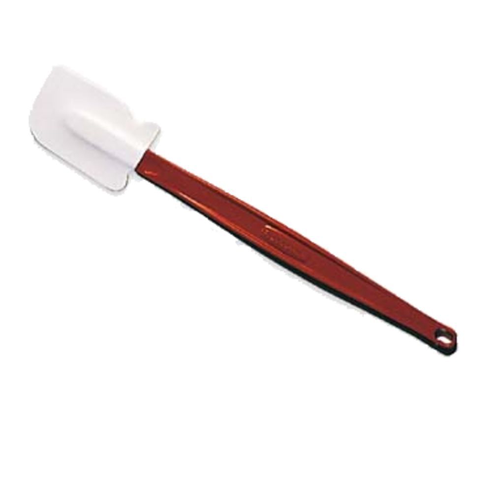 Rubbermaid FG1962000000 9 1/2 Scraper Spatula - Red Handle