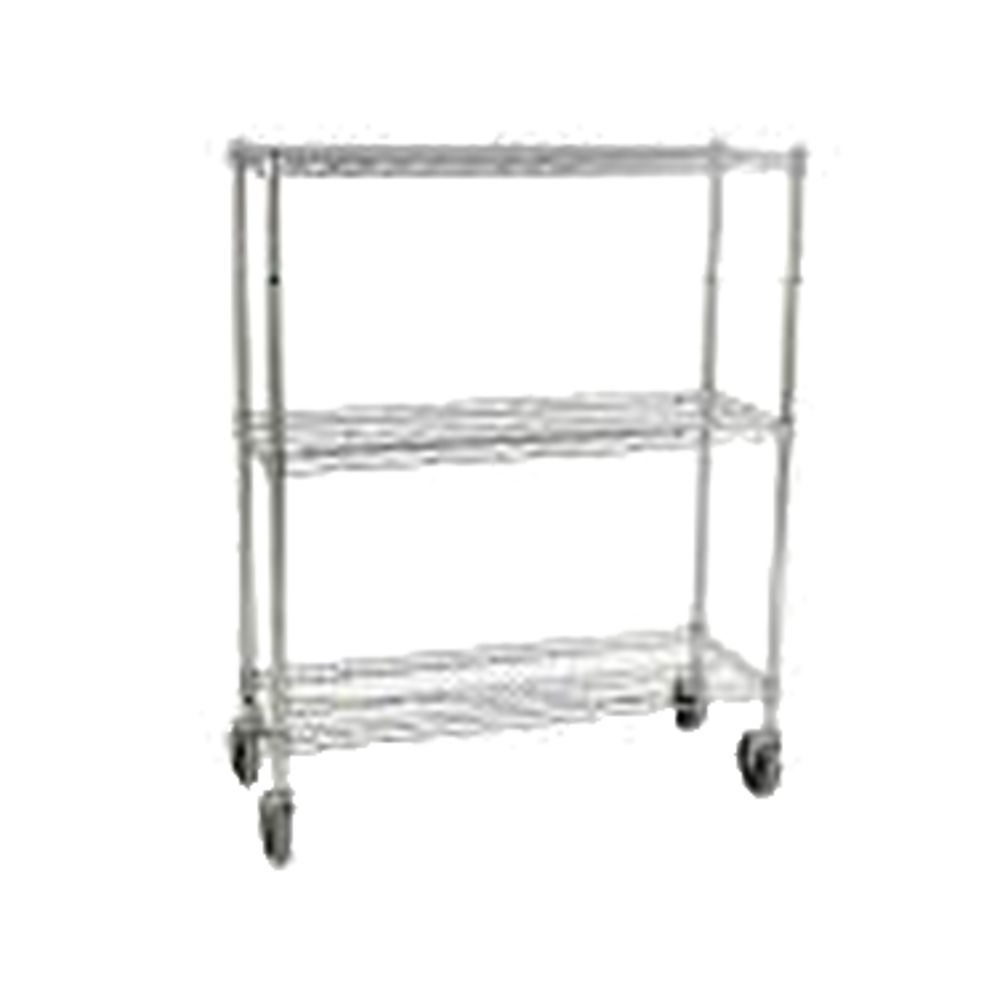 Rubbermaid Shelving Unit, Wire, FG9G8000CHRM