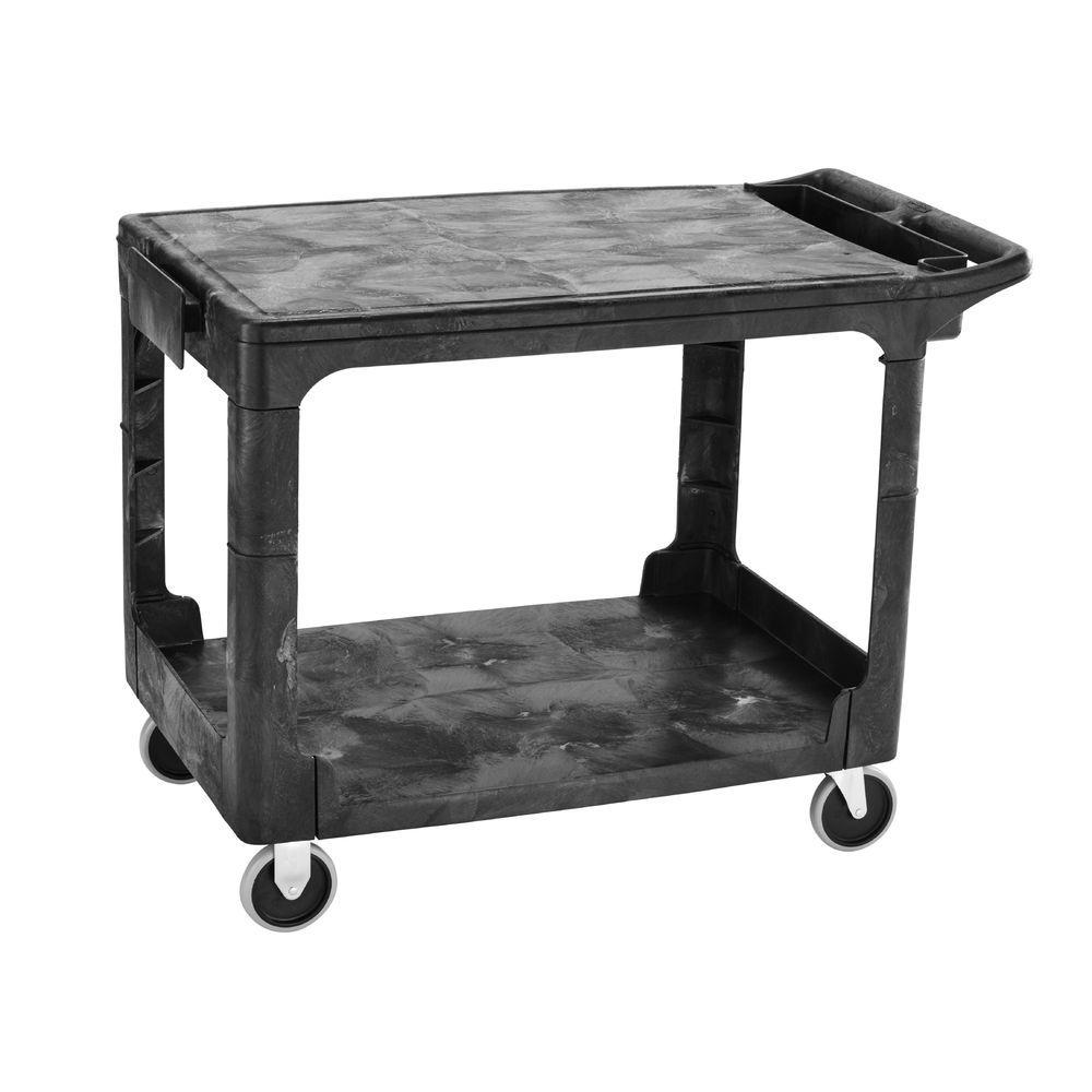 Rubbermaid Cart, Utility and Bussing, Plastic, #FG452589BLA