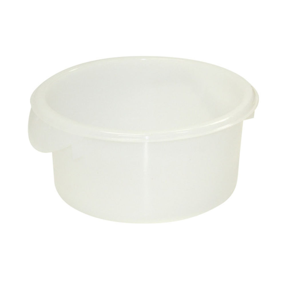 Rubbermaid 6 Qt. White Round Polyethylene Food Storage Container