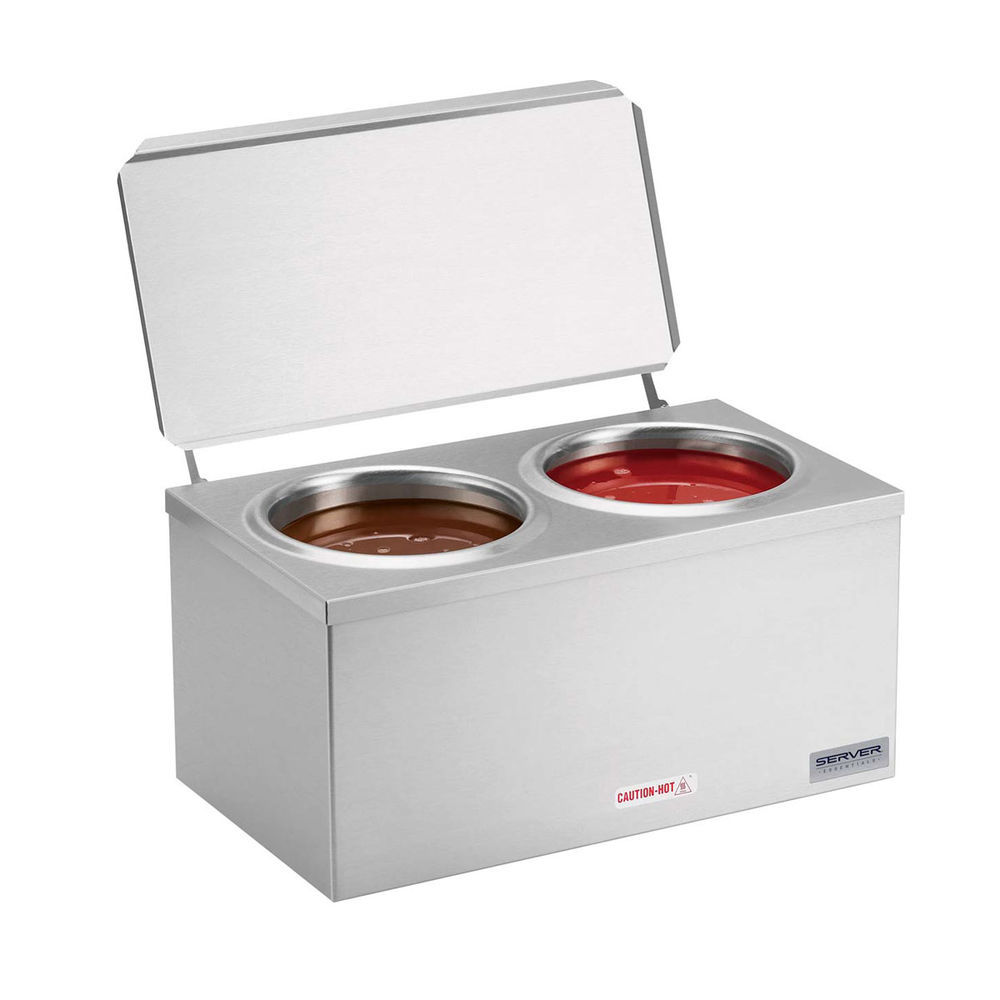 Server Twin Cone Dip Warmer