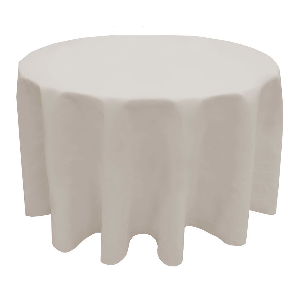Snap Drape Cloth Tbl 52 Rnd Visaplus Ovr Beige