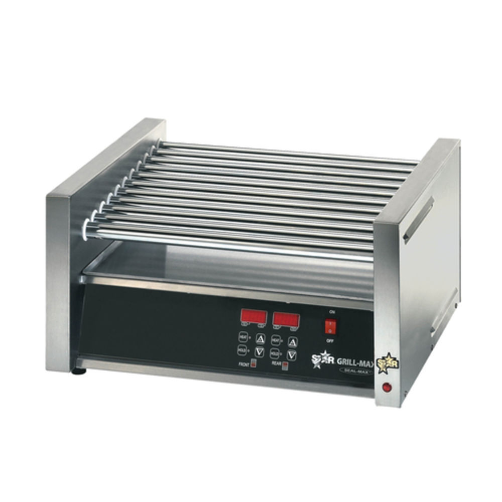 Star HOT DOG ROLLER GRILL, DURATEC, ELECTRONIC, 120V, 30 HOT DOGS