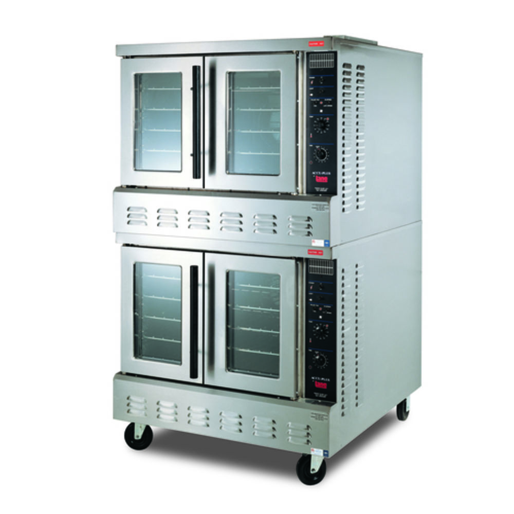 Lang CONVECTION OVEN, SOLID STATE, BAKER, (2) GCOD-AP1 UNITS STACKED, NG
