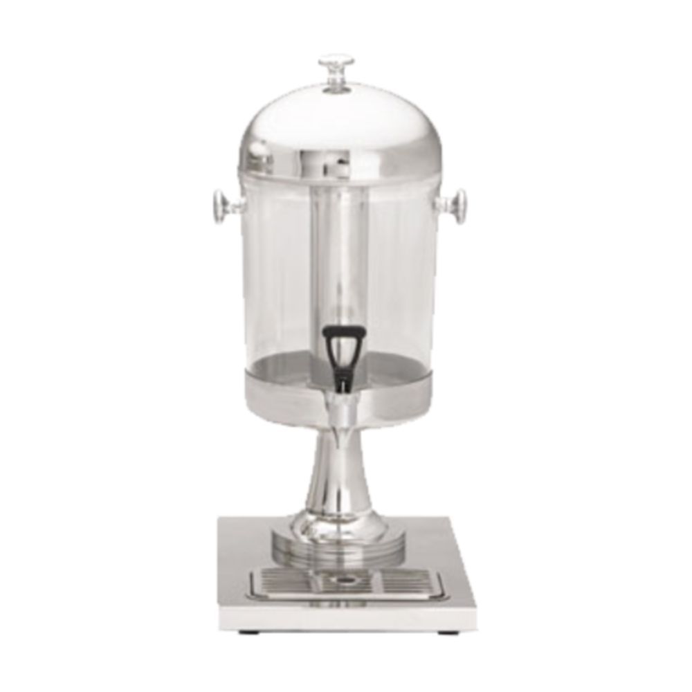 1.5 Gallon Stainless Steel Beverage Dispenser - Silver