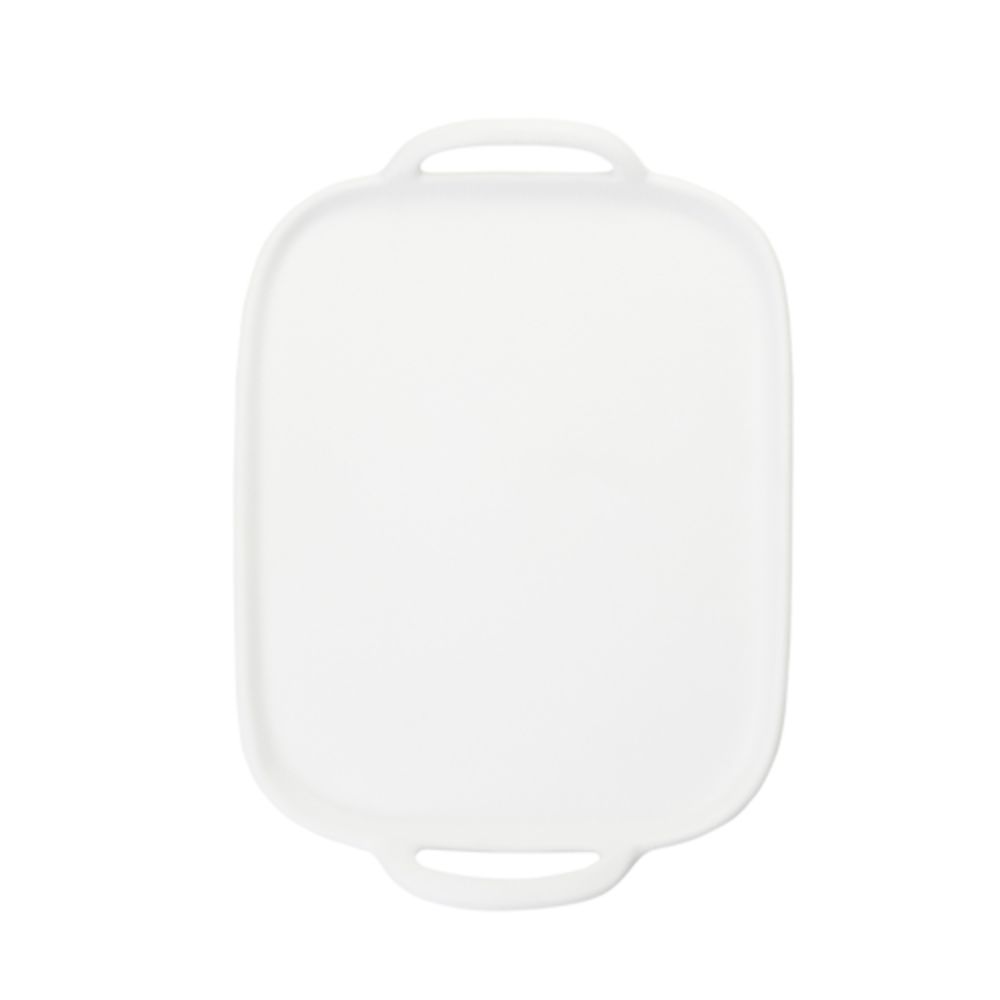Tablecraft Rectangular Serving Tray 12.25"x8"x1.25" Melamine White