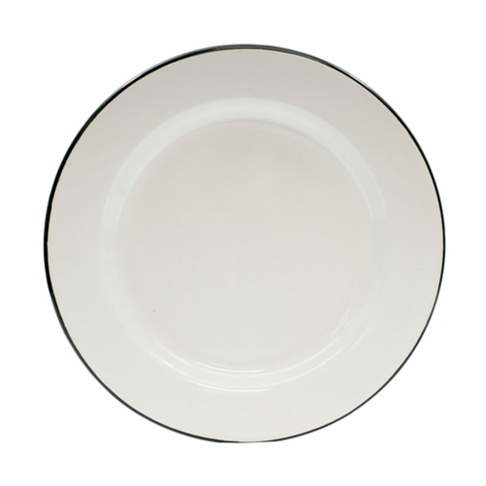 Tablecraft Enamelware Collection Round Plate, 10" diameter