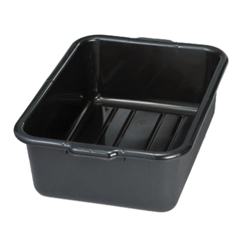 Tablecraft 5.5 Gal Tote Box Bus Tub, Brown, HDPE, 21.5 x 15.75 x 5 ...