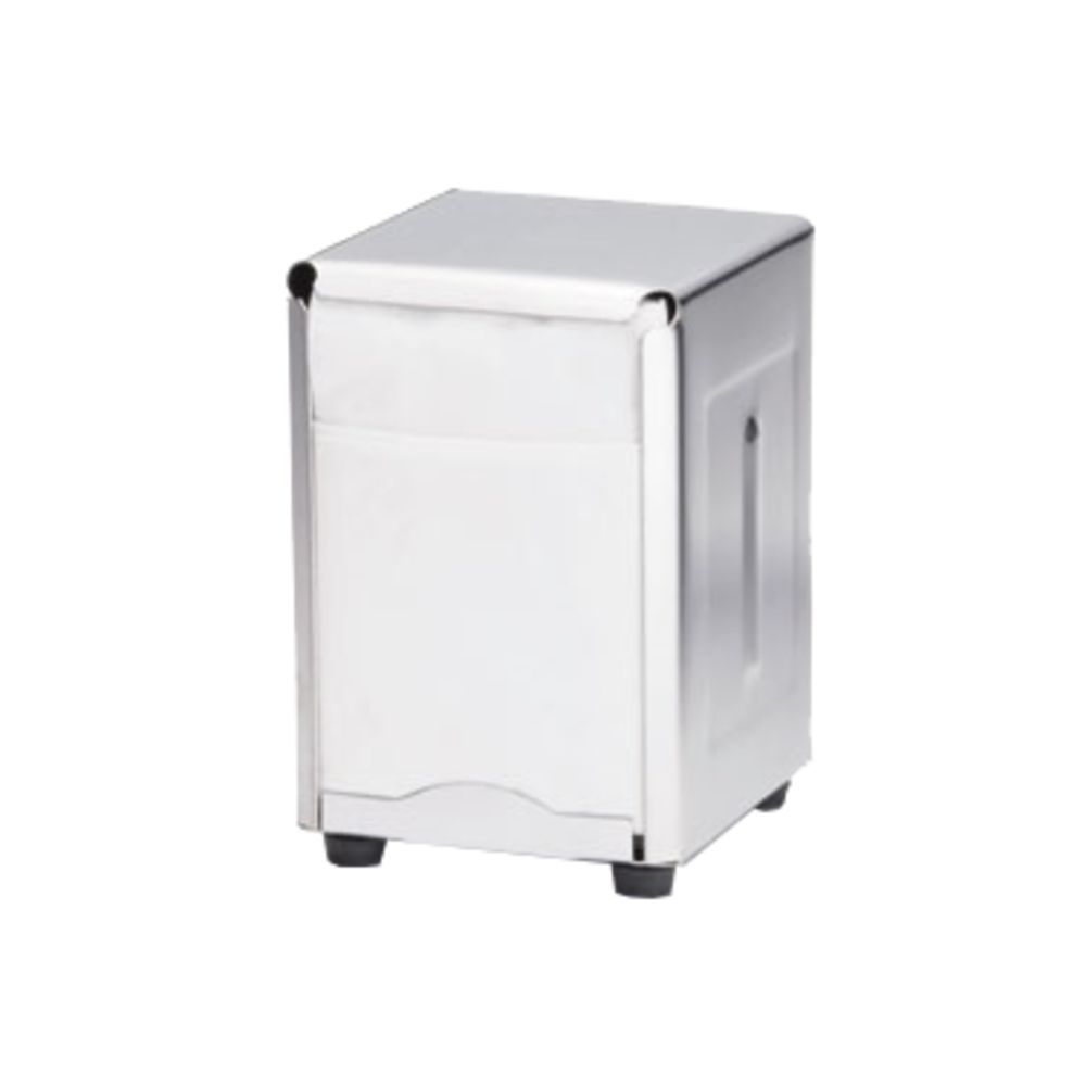 Tablecraft Angled Napkin Holder, Brushed Stainless Steel