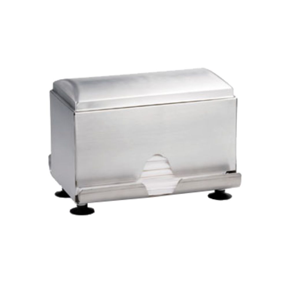 Tablecraft Straw Dispenser, Stainless Steel, 9.5 x 7 x 7.25" (Holds up