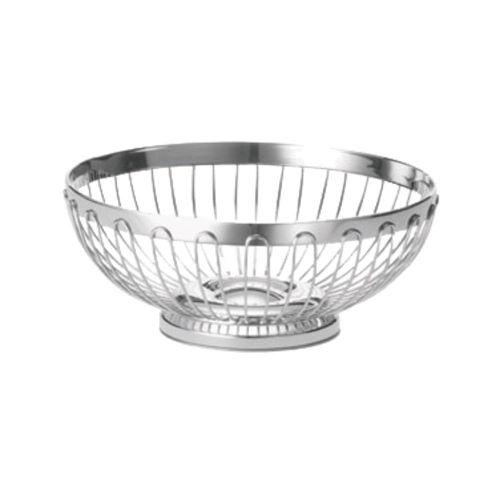 Tablecraft Round Pasta Basket, 18-8 Stainless Steel, 4.5