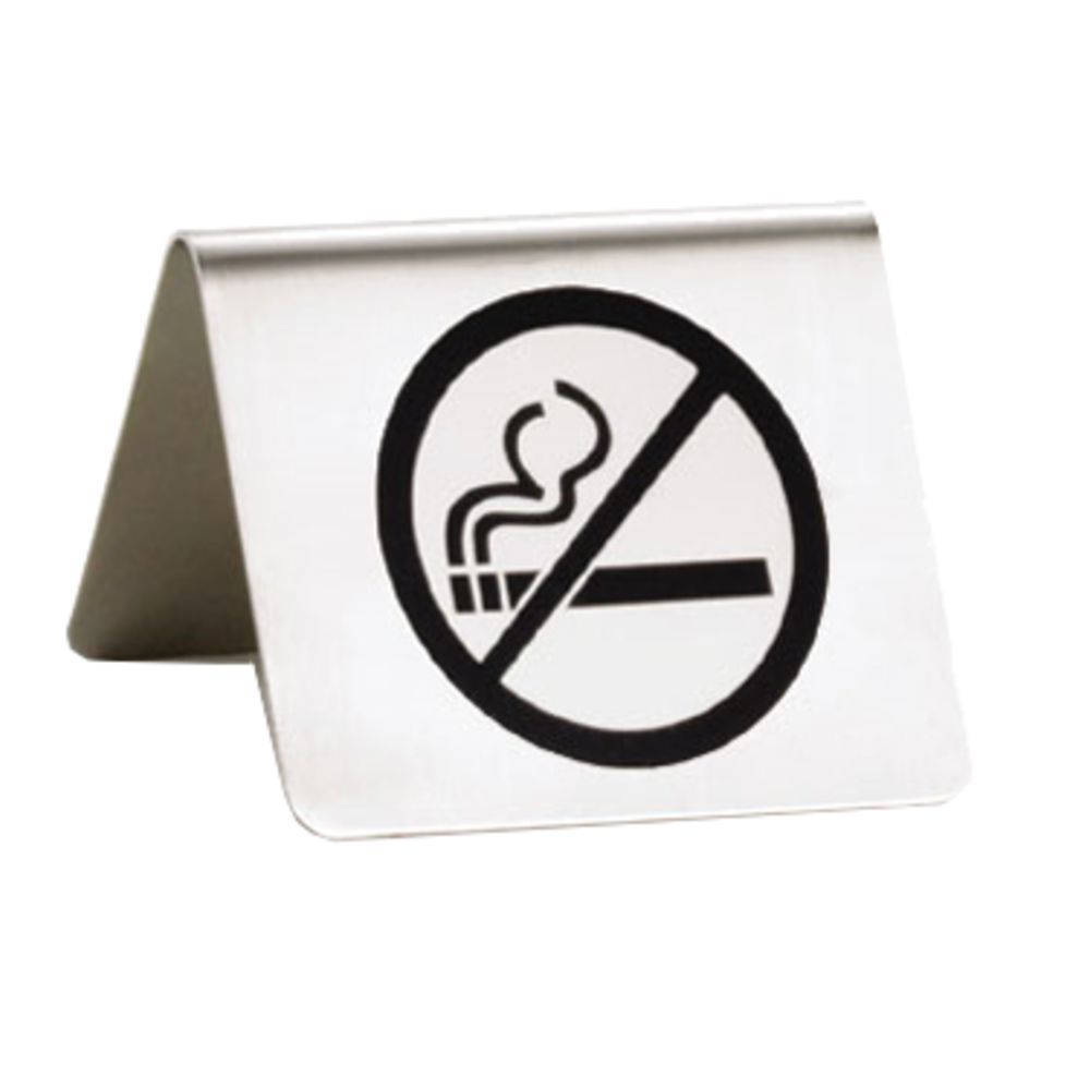 Tablecraft No Smoking Buffet Tent Symbol Only 2 5 X 2 75 X 1 9