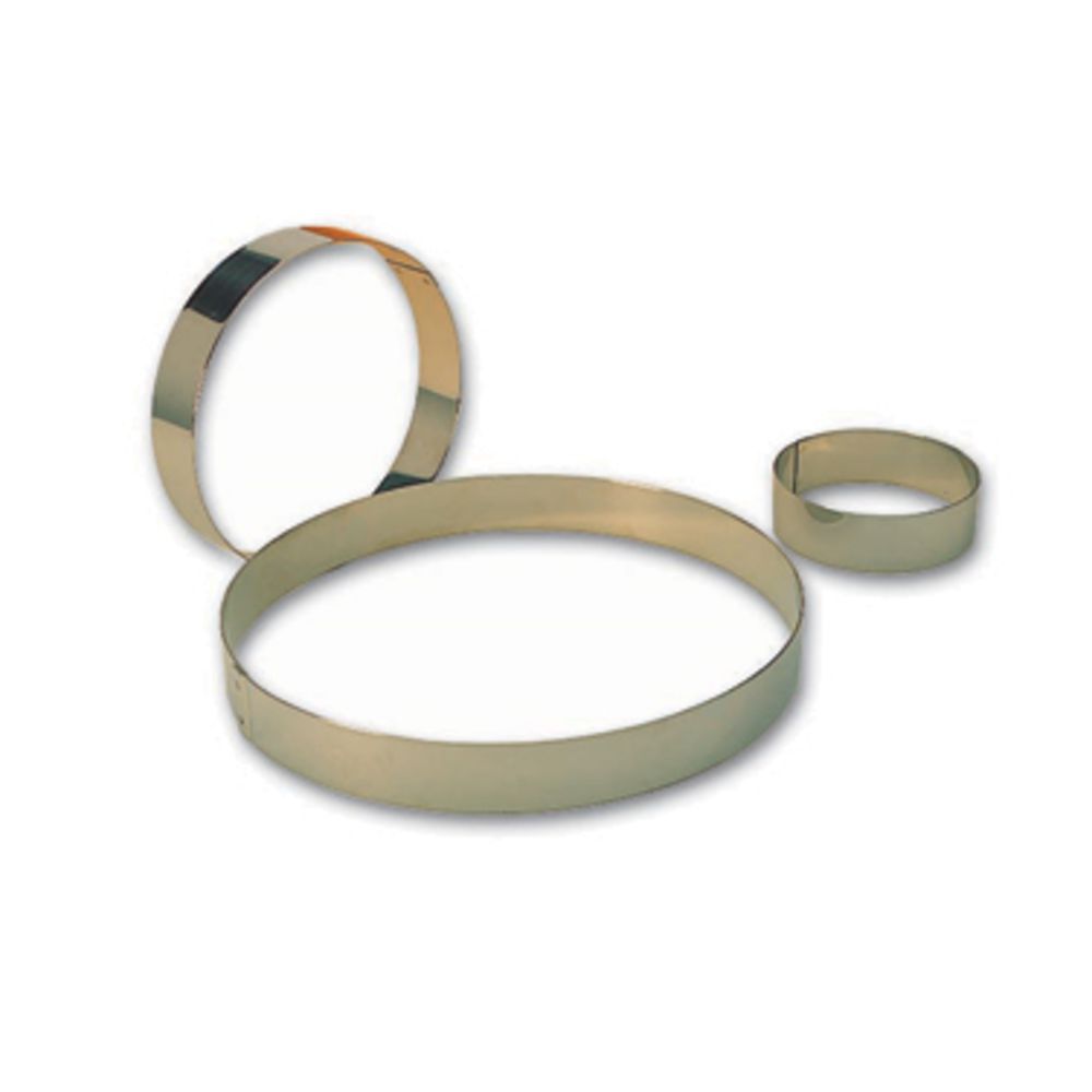 4 Stainless Steel Flan Ring, Molds