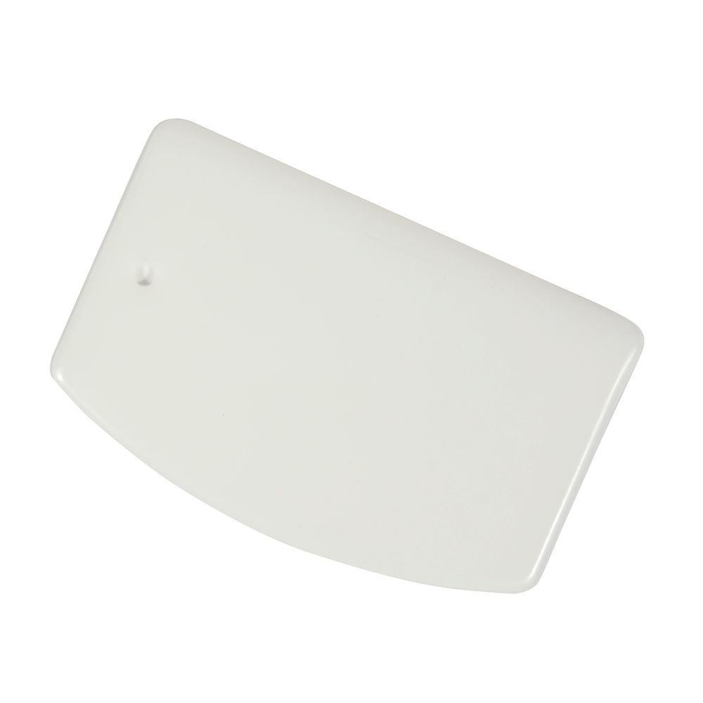 Small White Plastic Pan Scraper