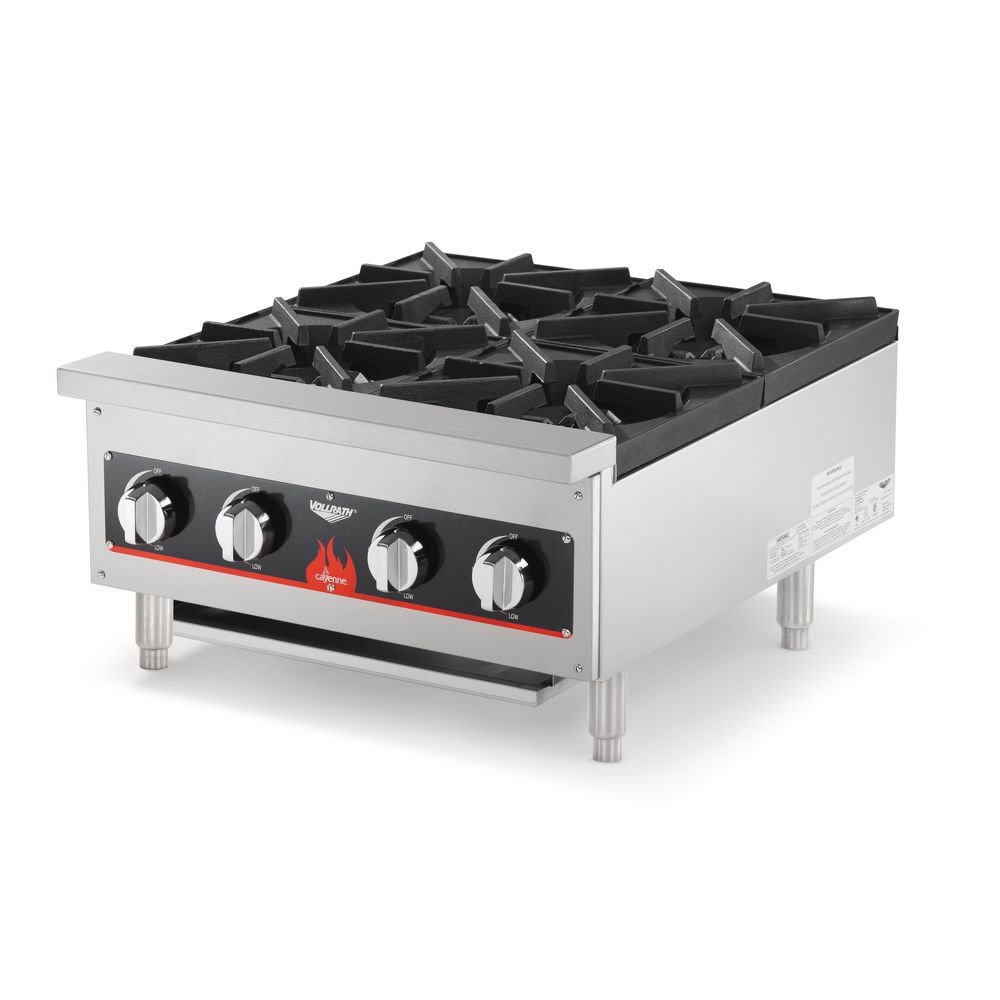 Vollrath 24" 4Burner Countertop Gas Hot Plate