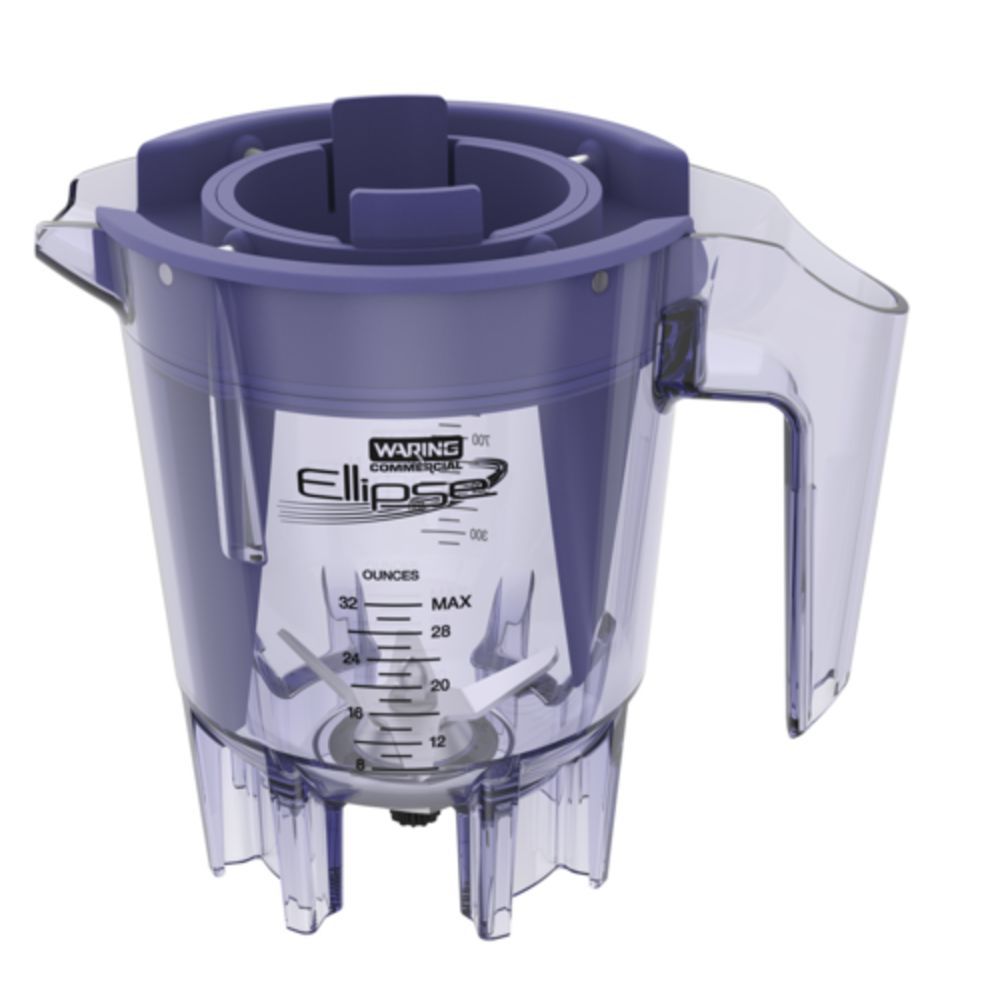 Ellipses Jar Waring Commercial Ellipse 32 oz. purple jar with dasher and lid only