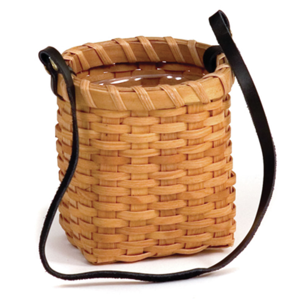 Case Chip Wood Basket w/ Handle