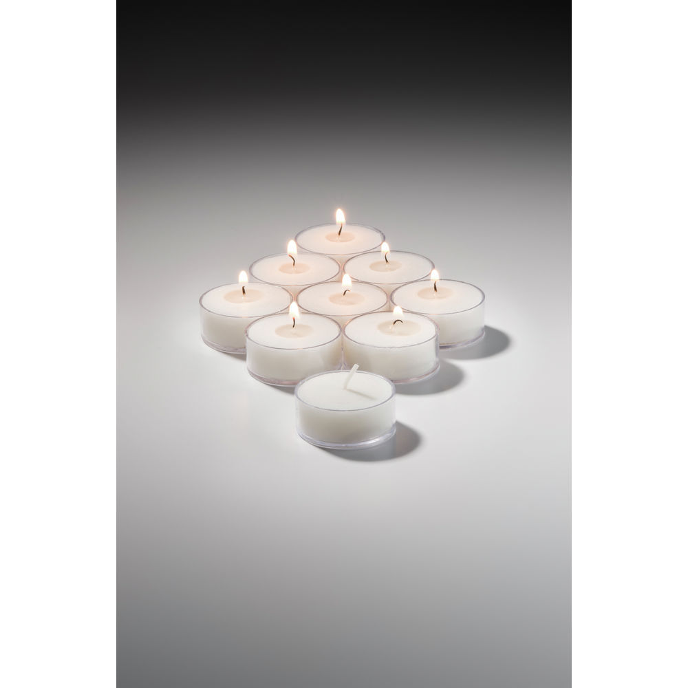 Hollowick 5 HR TEALIGHT WAX CANDLE IN CLR CUP