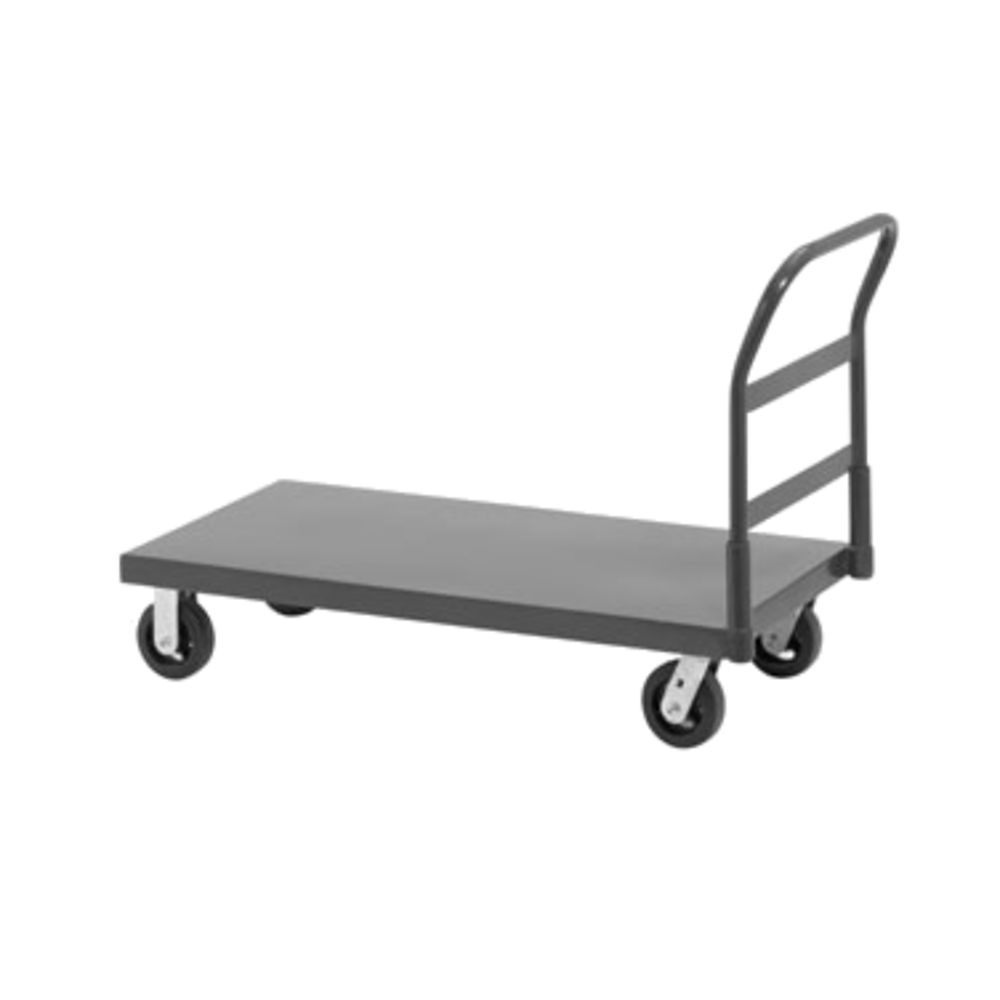 Platform Truck w/Steel Deck 6 Rubber Casters 2000 Lb 72 x 36 Capacity