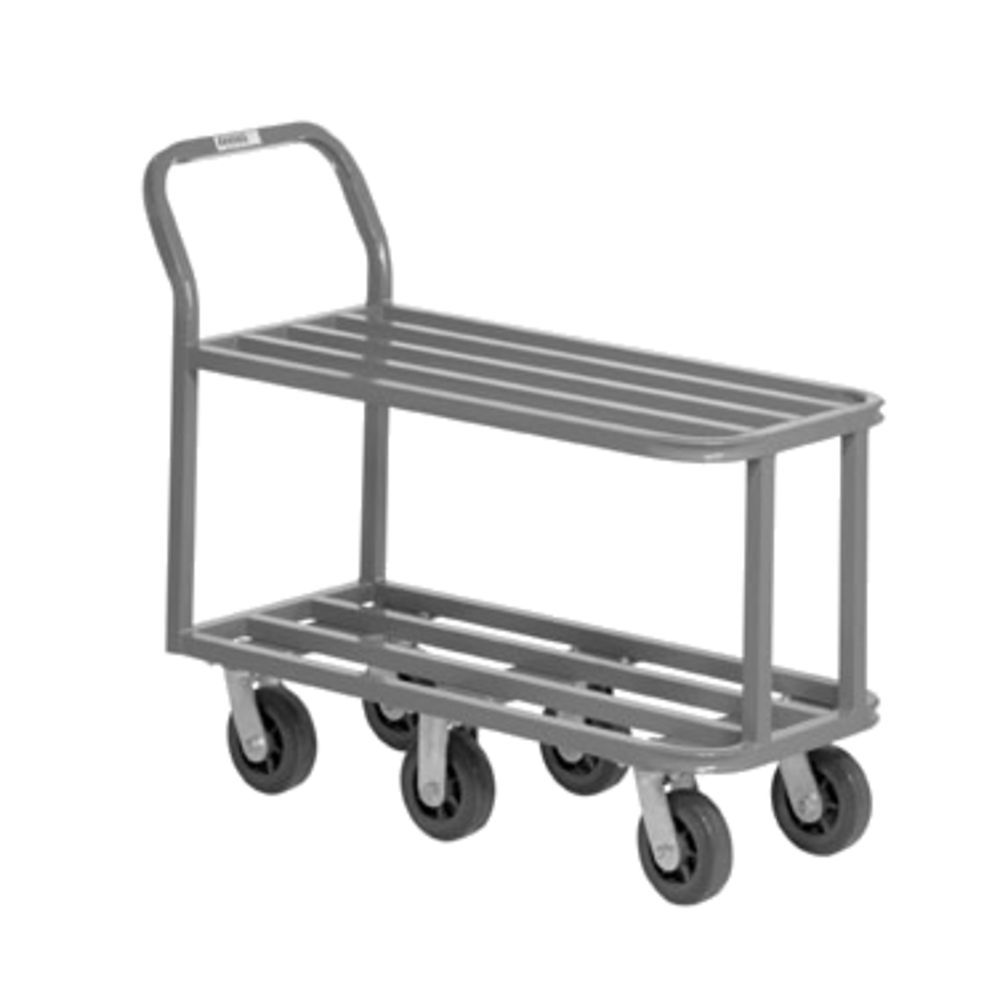 Choice Equipment Green Steel 2Tier Stocking Cart 43" L x 18"W x 36"H