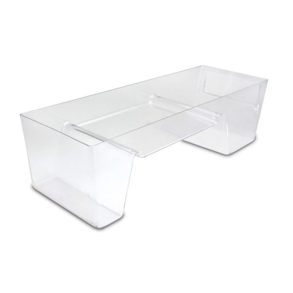 Delfin Bulk Bins food bin petg semi-gloss-27 x 10 x 7.5 Clear - 4 per case