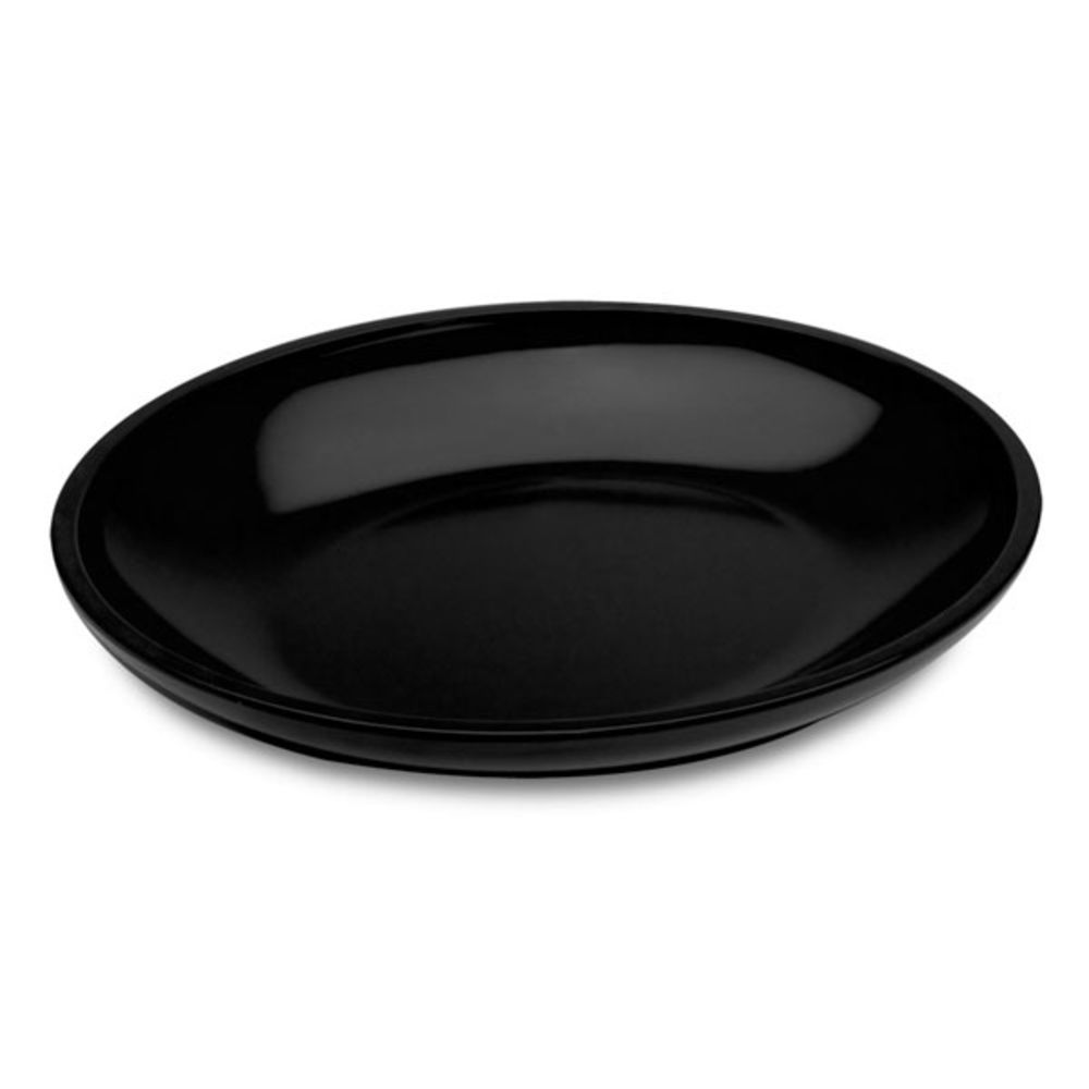 Delfin Metro platter melamine gloss-21 x 17 x 2.25 Black - 5 per case