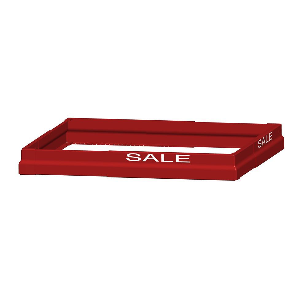 Safe Strap Adjustable Red Plastic Pallet Guard Set 40"58"W
