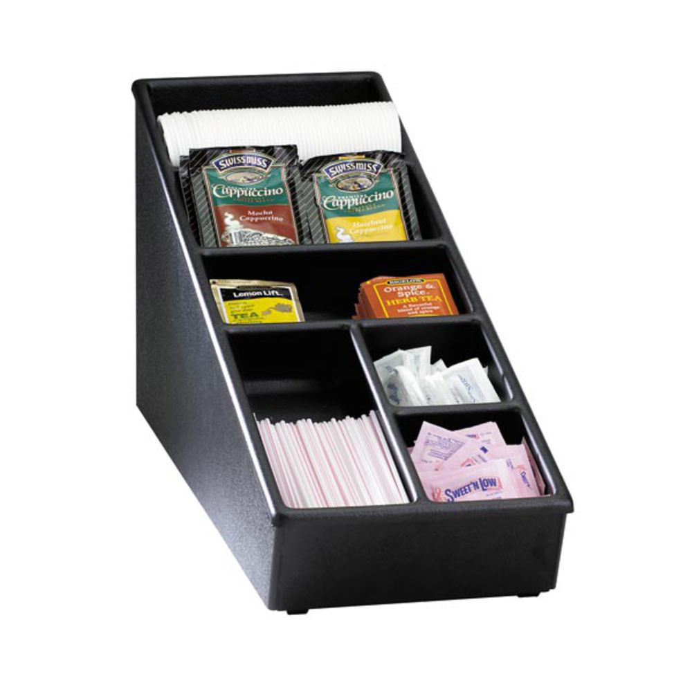 Dispense-Rite Countertop lid, straw & condiment organizer - Narrow