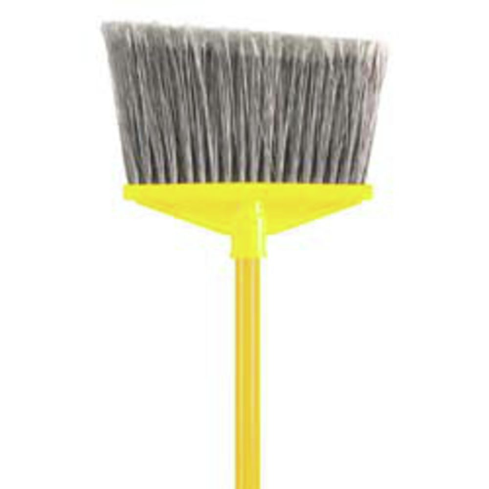 Rubbermaid, Vinyl Coated Metal Handle, Flagged Broom