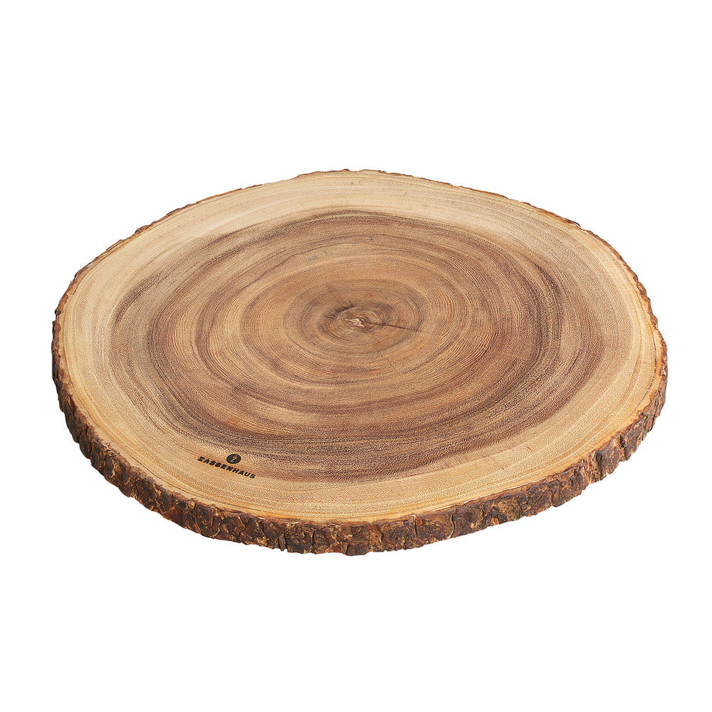 Frieling Wood Serving Board, Acacia wood, round, 18 inches - 2 per pack