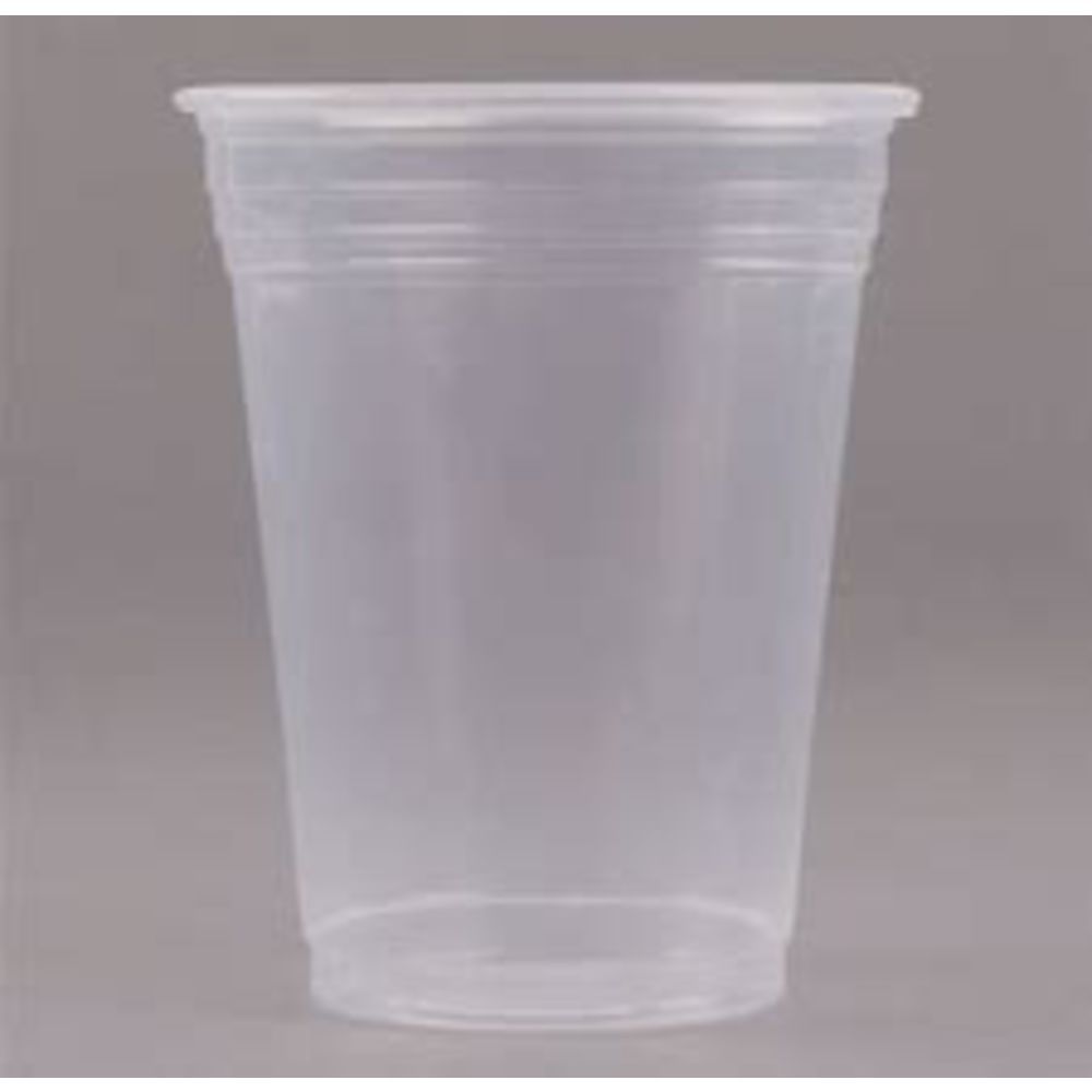 Fabri-Kal RK Ribbed Cold Drink Cups 16oz Translucent 50/Sleeve 20 Sleeves/Carton