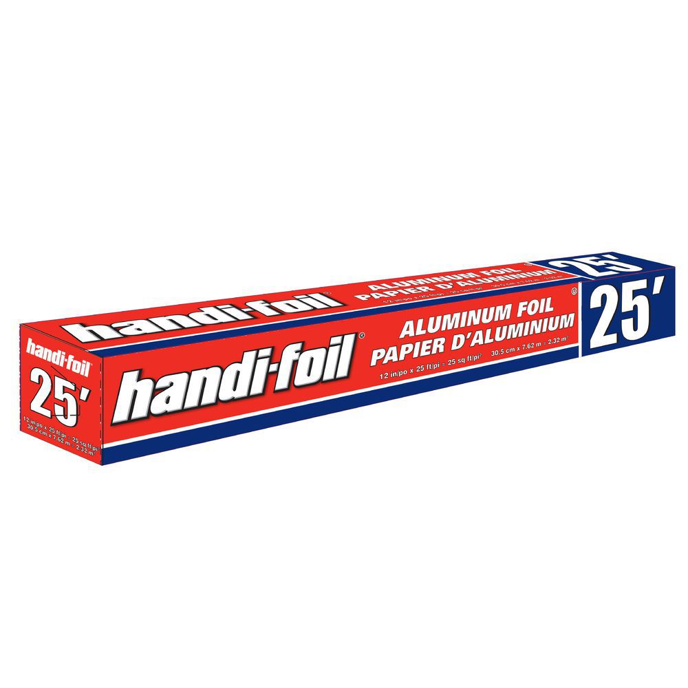 HFA Handi-foil Retail Roll Foil - 12 X 25' Standard, 24 / cs