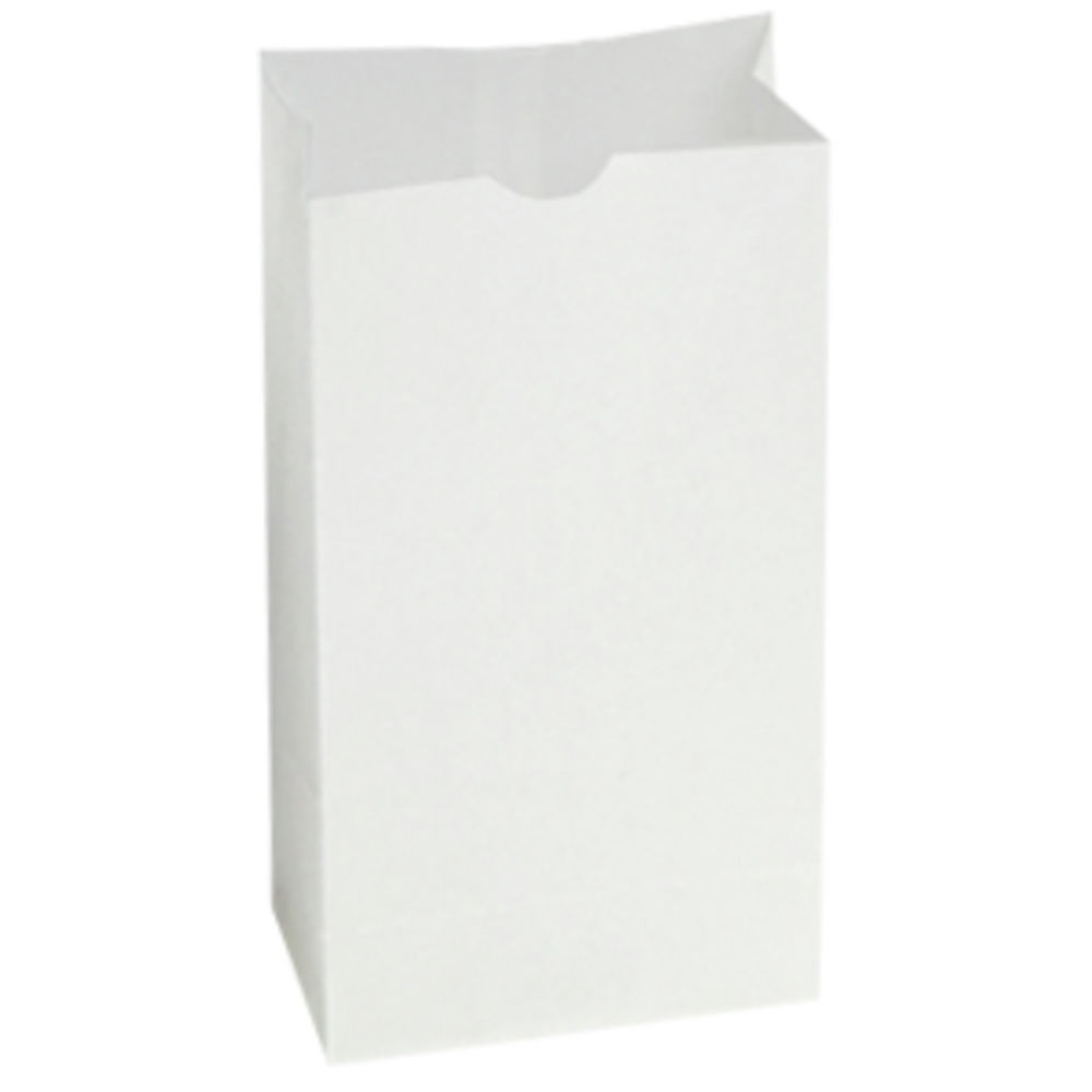 DUBL-WAX SOS BAG 4-LB PAPER 5X3-1/8X9-11/16 WHITE