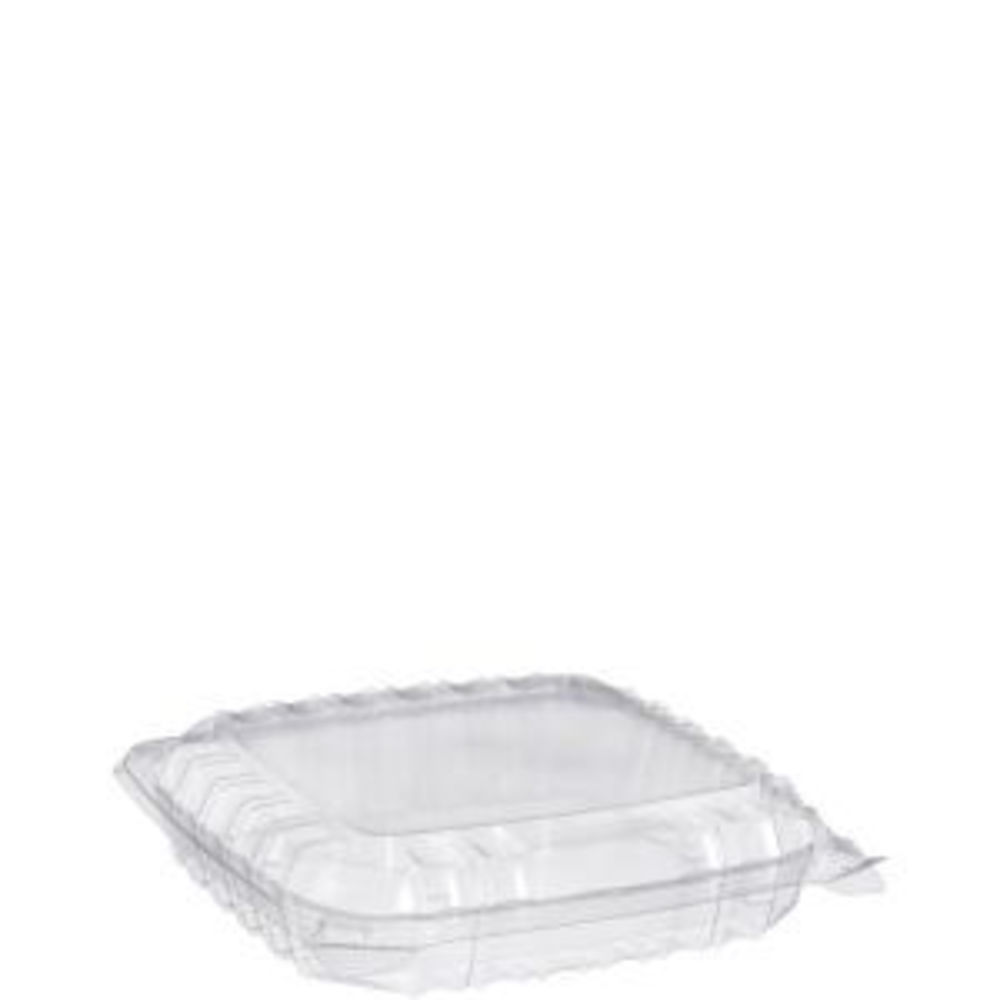 DART ClearSeal 13.8 oz. Hinged-Lid Plastic Containers, Sandwich