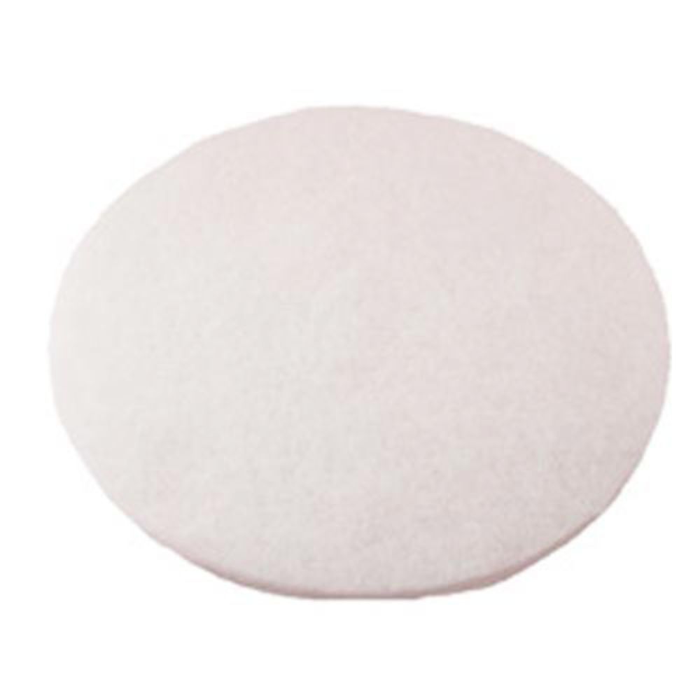 Performance Plus Round Polishing Pad White 17", 5 / cs