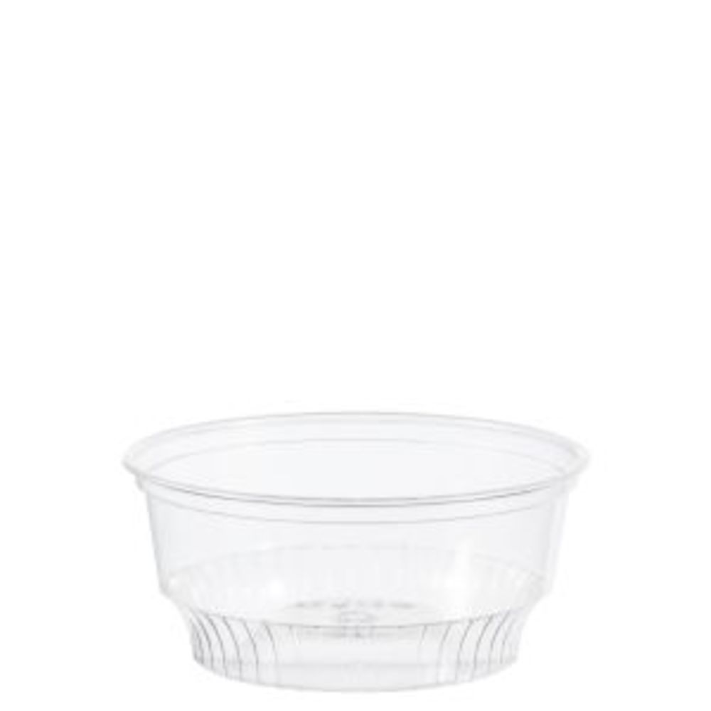 Solo SD5 5 oz Clear Plastic Sundae Cup (Case of 1000)