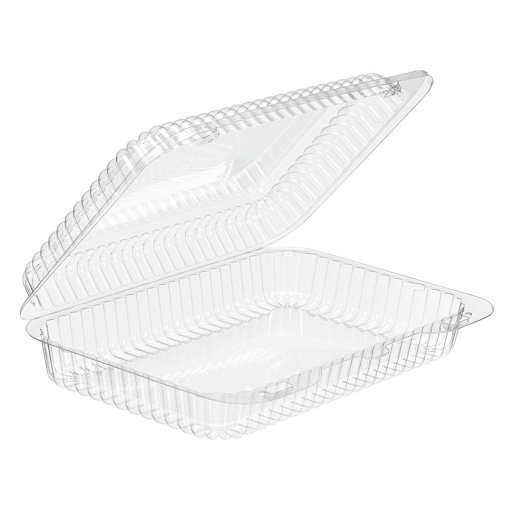 Inline Plastics SLP30 HINGED CONTAINER 53-oz. PET CLEAR - Manufacturer ...