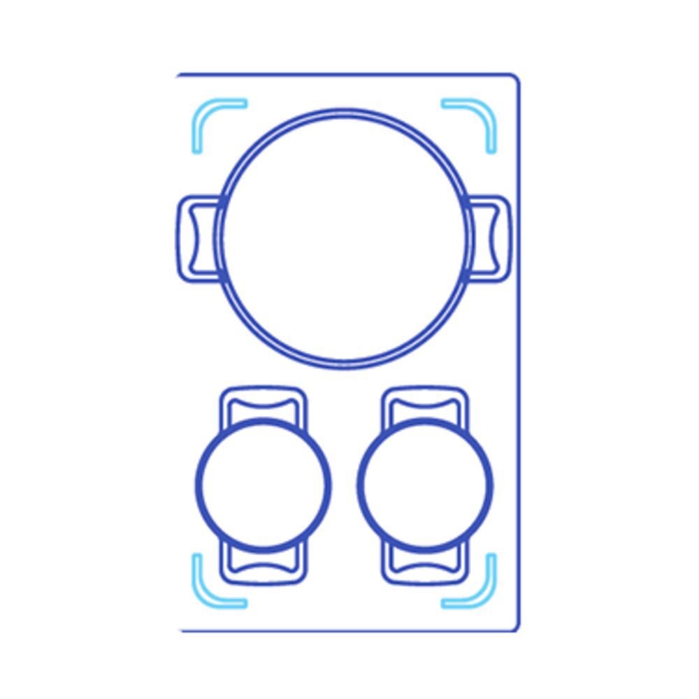 Professional Bakeware by Tablecraft Stainless Steel Template, 131/2" x