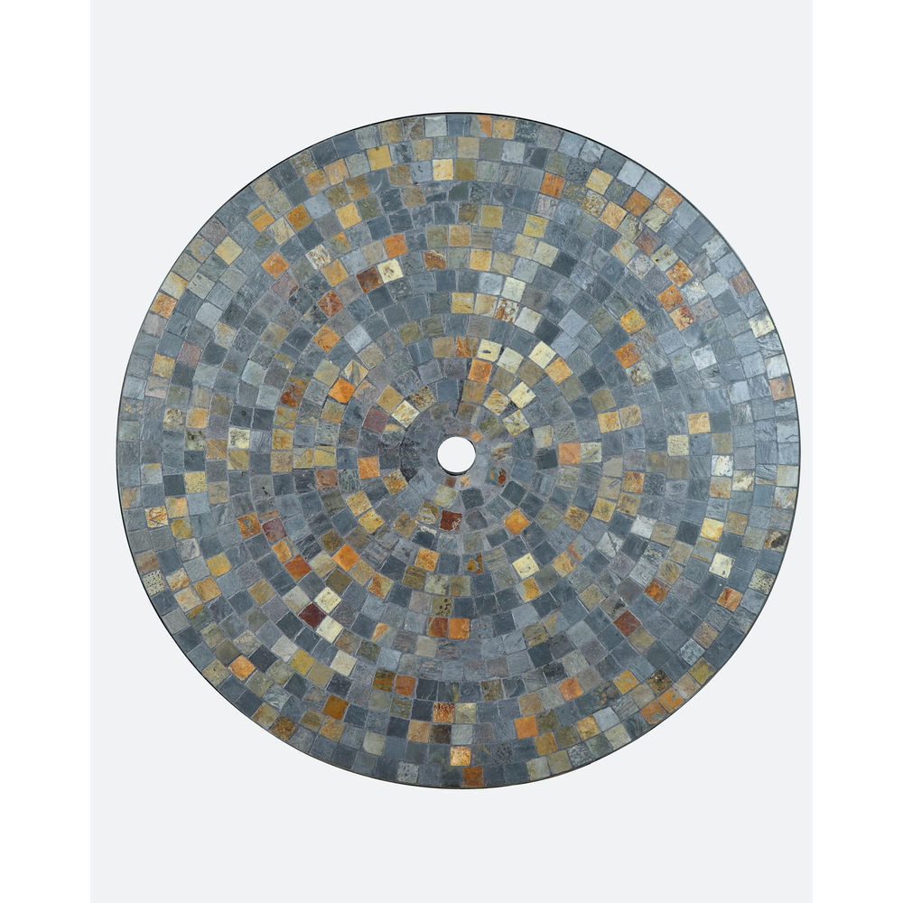 Stone Harbor Slate Tile Top Outdoor Dining Table by Home Styles