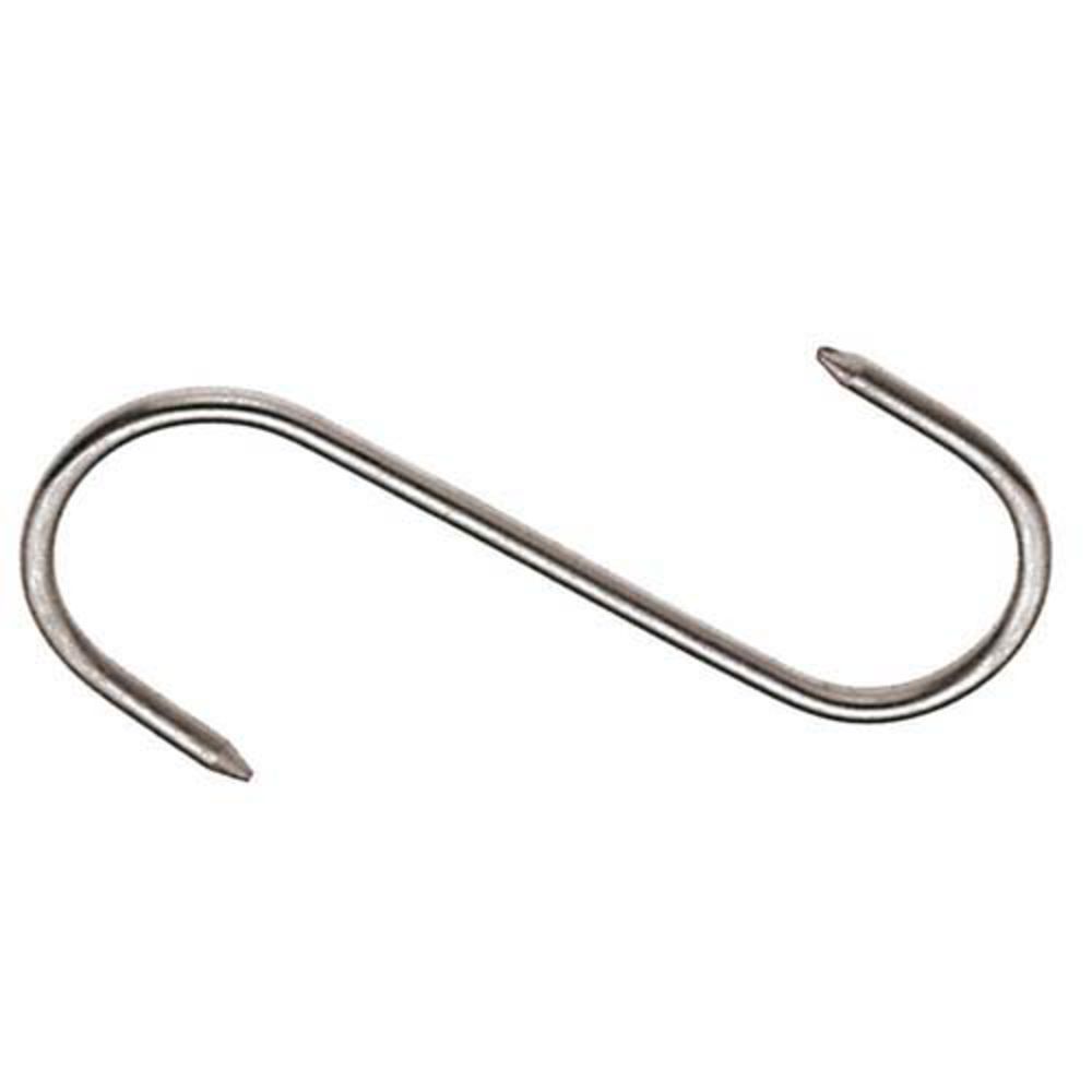 Paderno World Cuisine S-Shaped Meat Hook, S/S, L3 1/8