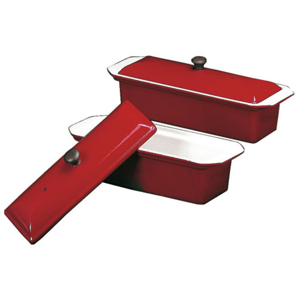 Chasseur France Red Pate Terrine Mold L 11 1 2