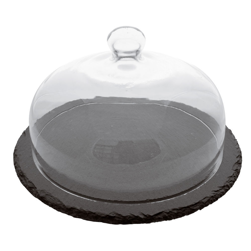 Slate online Cheese Board with Glass Cloche