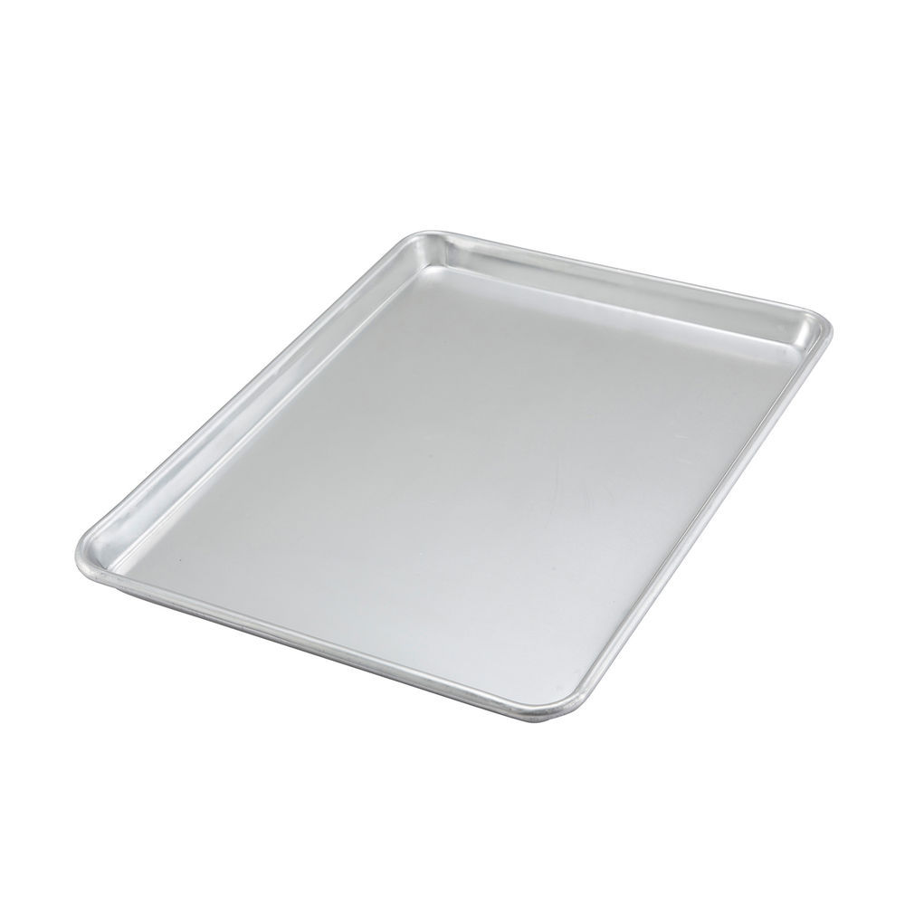 Winco ALXP-1318 1/2 Size 20 Gauge 13 x 18 Aluminum Sheet Pan