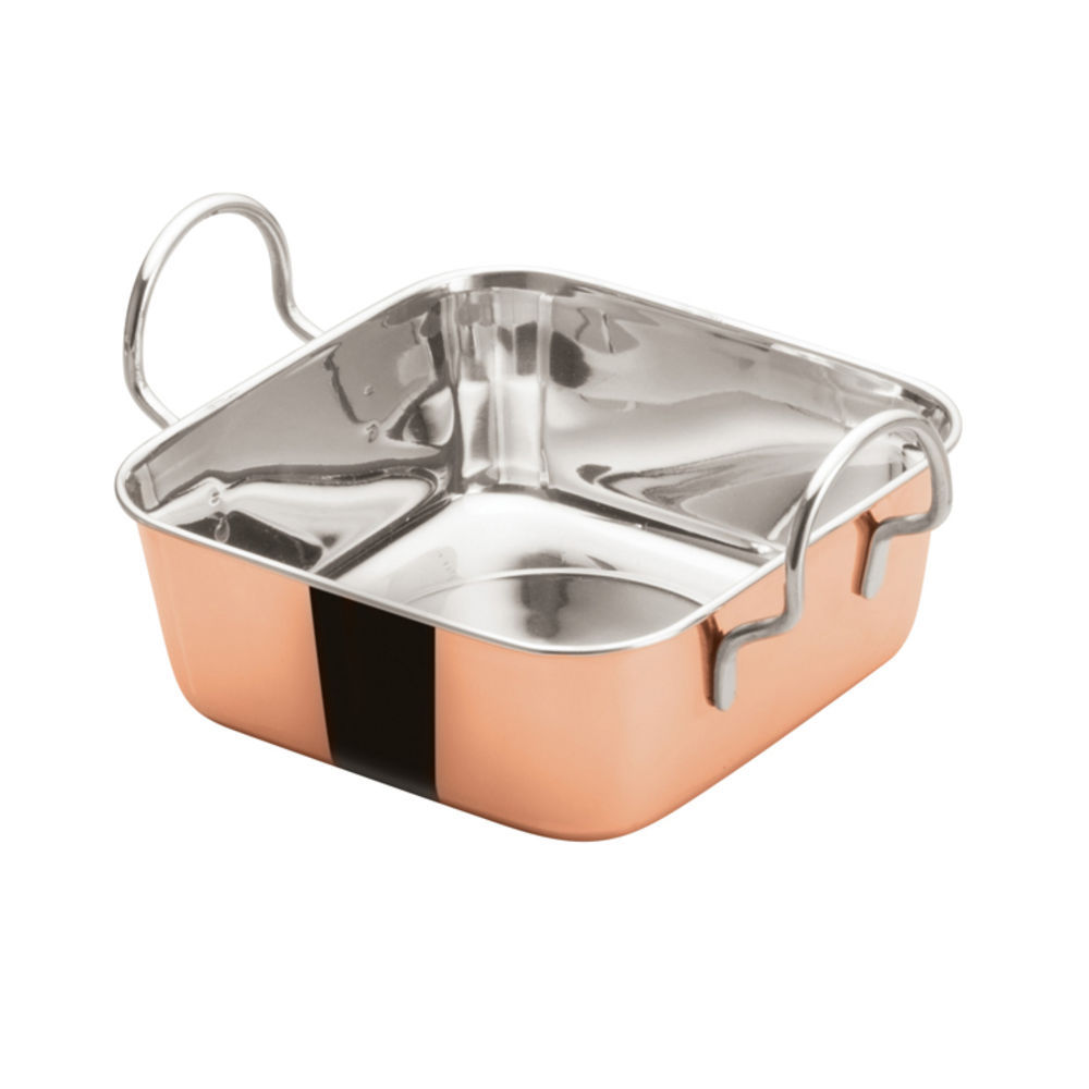 Winco Mini Roasting Pan, 13 oz. 41/2"W x 41/2"D