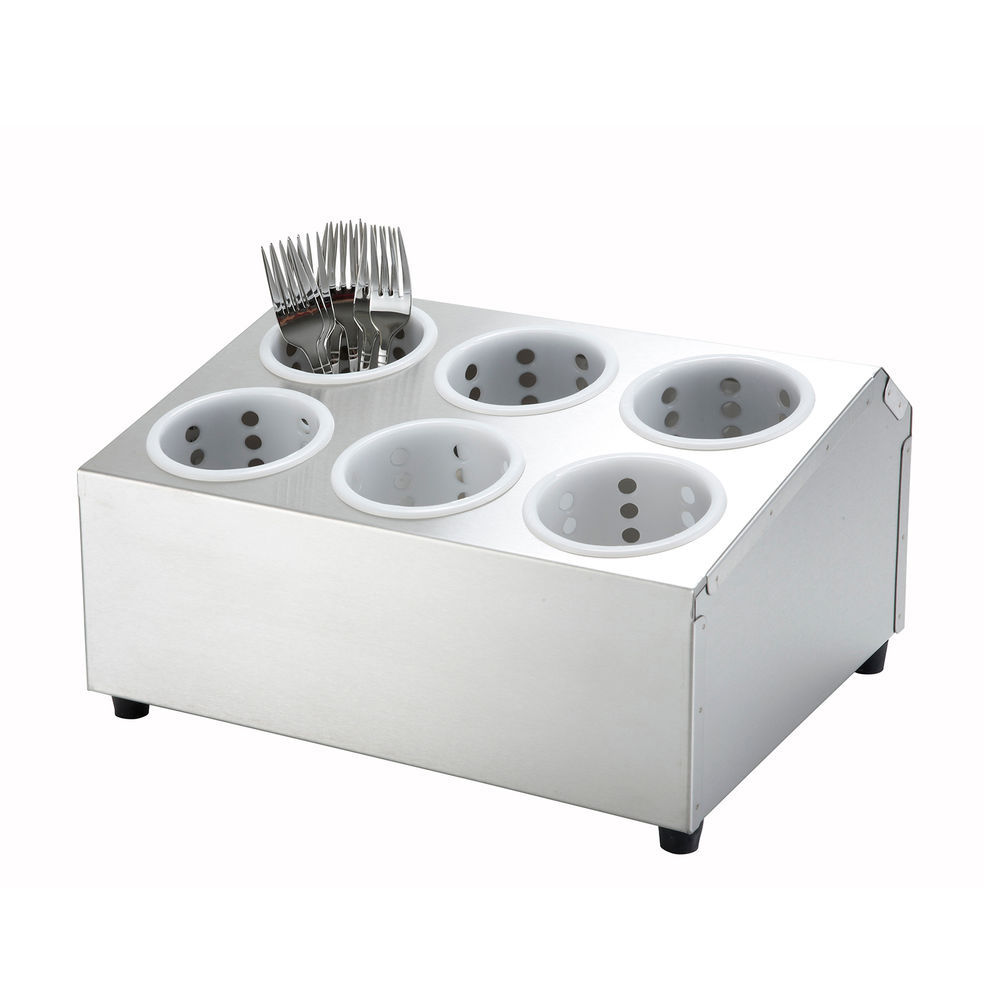 Flatware Cylinder Holder, 6 Holes, 2 Tier (2 Pieces/Unit)
