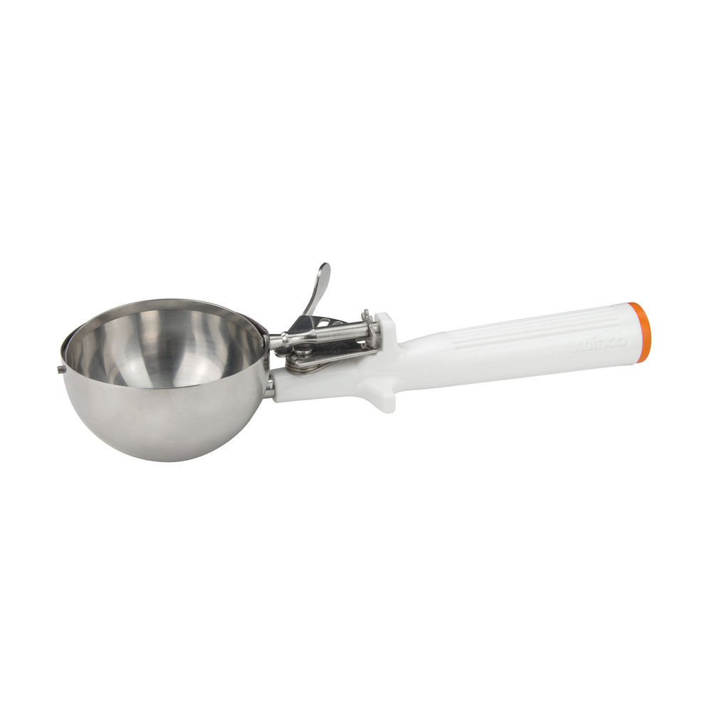 Winco ICOP-30 Ice Cream Disher with One Piece Black Handle, Size