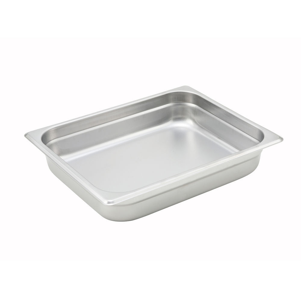 Winco Steam Table Pan, 1/2 size- 10-3/8" x 12-3/4" x 6" deep