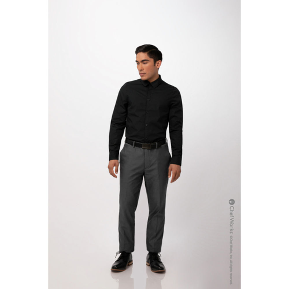 4xl black dress shirt 4XL Big Mens Casual Short Sleeve Shirt Button Up Black XXXXL Lightweight Fit