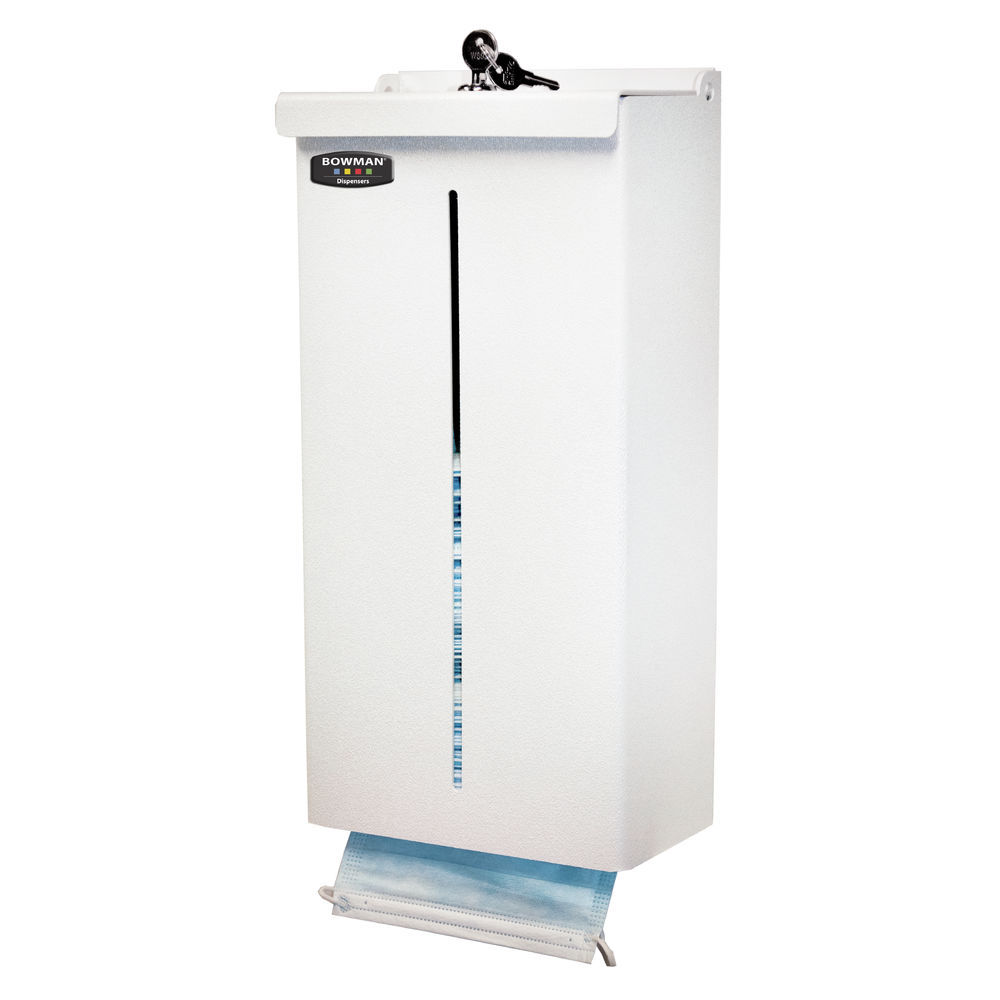 Bowman Dispensers Face Mask Dispenser Locking